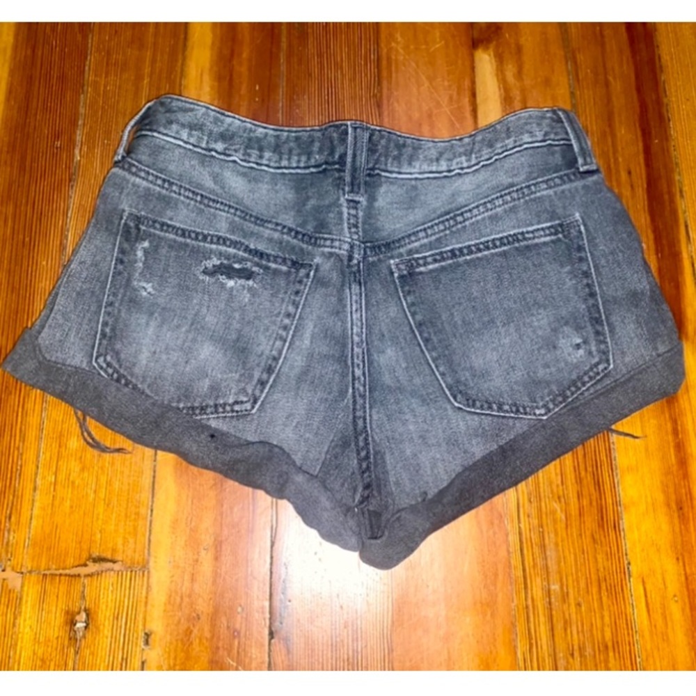 Free People Romeo Rolled Cut Off High Rise Shorts Distressed Ripped Butt… - Picture 7 of 7